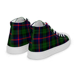 Tartan Men High Top Shoes Clan Urquhart Modern Plaid Converse High Tops Sneakers, Converse Christmas Sneakers Plaid High Top Shoes For Men