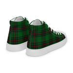 Plaid Tartan Men High Top Sneakers Clan Orrock Plaid Converse High Tops Sneakers, Converse Christmas Sneakers