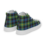 Plaid Tartan Men High Top Sneakers Clan Watson Ancient Plaid Converse High Tops Sneakers, Converse Christmas Sneakers