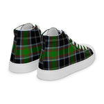 Plaid Tartan Men High Top Sneakers Clan Webster Plaid Converse High Tops Sneakers, Converse Christmas Sneakers