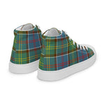 Plaid Tartan Men High Top Sneakers Clan Whitelaw Ancient Plaid Converse High Tops Sneakers, Converse Christmas Sneakers