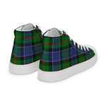Plaid Tartan Men High Top Sneakers Clan Paterson Ancient Plaid Converse High Tops Sneakers, Converse Christmas Sneakers
