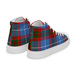 Plaid Tartan Men High Top Sneakers Clan Pentland Plaid Converse High Tops Sneakers, Converse Christmas Sneakers