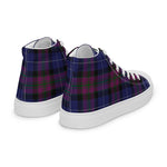Plaid Tartan Men High Top Sneakers Clan Pride Of Scotland Plaid Converse High Tops Sneakers, Converse Christmas Sneakers