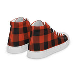 Plaid Tartan Men High Top Sneakers Clan Rob Roy MacGregor Ancient Plaid Converse High Tops Sneakers, Converse Christmas Sneakers