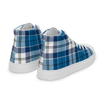 Plaid Tartan Men High Top Sneakers Clan Roberton Plaid Converse High Tops Sneakers, Converse Christmas Sneakers