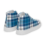 Plaid Tartan Men High Top Sneakers Clan Robertson Plaid Converse High Tops Sneakers, Converse Christmas Sneakers