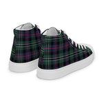 Plaid Tartan Men High Top Sneakers Clan Rose Hunting Modern Plaid Converse High Tops Sneakers, Converse Christmas Sneakers