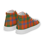 Plaid Tartan Men High Top Sneakers Clan Ross Ancient Plaid Converse High Tops Sneakers, Converse Christmas Sneakers