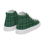 Plaid Tartan Men High Top Sneakers Clan Ross Hunting Ancient Plaid Converse High Tops Sneakers, Converse Christmas Sneakers