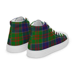 Plaid Tartan Men High Top Sneakers Clan Sinclair Plaid Converse High Tops Sneakers, Converse Christmas Sneakers