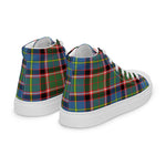 Plaid Tartan Men High Top Sneakers Clan Stirling Plaid Converse High Tops Sneakers, Converse Christmas Sneakers