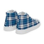 Plaid Tartan Men High Top Sneakers Clan Strathclyde District Plaid Converse High Tops Sneakers, Converse Christmas Sneakers