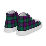 Scotstee Shop - Scotstee Shop Plaid Tartan High Top Sneakers Clan MacArthur Milton Plaid Converse High Tops Sneakers, Converse Christmas Sneakers