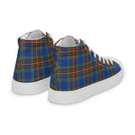 Scotstee Shop - Scotstee Shop Plaid Tartan High Top Sneakers Clan MacBeth Ancient Plaid Converse High Tops Sneakers, Converse Christmas Sneakers