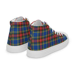 Scotstee Shop - Scotstee Shop Plaid Tartan High Top Sneakers Clan MacBeth Modern Plaid Converse High Tops Sneakers, Converse Christmas Sneakers