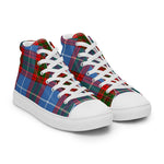 Plaid Tartan Men High Top Sneakers Clan Pentland Plaid Converse High Tops Sneakers, Converse Christmas Sneakers