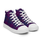 Plaid Tartan Men High Top Sneakers Clan Pride Of Glencoe Plaid Converse High Tops Sneakers, Converse Christmas Sneakers