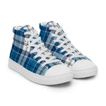 Plaid Tartan Men High Top Sneakers Clan Roberton Plaid Converse High Tops Sneakers, Converse Christmas Sneakers