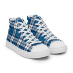 Plaid Tartan Men High Top Sneakers Clan Strathclyde District Plaid Converse High Tops Sneakers, Converse Christmas Sneakers