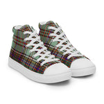 Scotstee Shop - Scotstee Shop Plaid Tartan High Top Sneakers Clan MacAndrew Plaid Converse High Tops Sneakers, Converse Christmas Sneakers