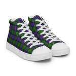 Scotstee Shop - Scotstee Shop Plaid Tartan High Top Sneakers Clan MacBrayne Plaid Converse High Tops Sneakers, Converse Christmas Sneakers
