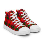 Scotstee Shop - Scotstee Shop Plaid Tartan High Top Sneakers Clan MacColl Plaid Converse High Tops Sneakers, Converse Christmas Sneakers