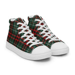 Scotstee Shop - Scotstee Shop Plaid Tartan High Top Sneakers Clan MacDiarmid Plaid Converse High Tops Sneakers, Converse Christmas Sneakers