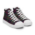 Scotstee Shop - Scotstee Shop Plaid Tartan High Top Sneakers Clan Macdonald Plaid Converse High Tops Sneakers, Converse Christmas Sneakers