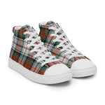 Scotstee Shop - Scotstee Shop Plaid Tartan High Top Sneakers Clan MacDuff Dress Ancient Plaid Converse High Tops Sneakers, Converse Christmas Sneakers