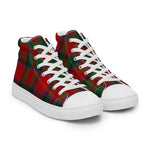 Scotstee Shop - Scotstee Shop Plaid Tartan High Top Sneakers Clan MacDuff Plaid Converse High Tops Sneakers, Converse Christmas Sneakers