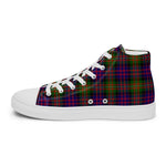 Scotstee Shop - Scotstee Shop Plaid Tartan High Top Sneakers Clan MacDonell Of Glengarry Modern Plaid Converse High Tops Sneakers, Converse Christmas Sneakers