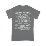 Mens Man Myth Legend 1930 91st Birthday Gifts For 91 Years Old Birthday Shirt - Scotstee Shop