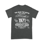 Mens Man Myth Legend 1971 50th Birthday Gifts For 50 Years Old 1971 Birthday Shirt - Scotstee Shop