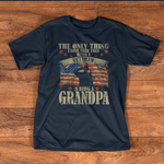 Scotstee Shop - Mens Mens The Only Thing I Love More Than Being A Veteran Grandpa