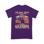 Scotstee Shop - Mens Mens The Only Thing I Love More Than Being A Veteran Grandpa