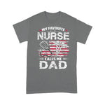 Scotstee Shop - Mens My Favorite Nurse Calls Me Dad Fathers Day Gifts Papa nurse t shirts