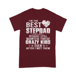 Scotstee Shop - Mens Not The Step Dad I'm Dad That Stepped Up Funny Gift