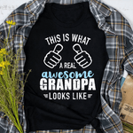 Scotstee Shop - Mens Real Great Grandpa Looks Like Father Day Shirts