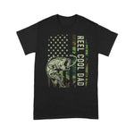 Scotstee Shop - Mens Reel Cool Dad Camouflage American Flag Father's Day 4th Of July Shirt