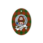 Menzies Scottish Clan Badge Plaid Ornament Gift. Christmas Tree Ornament Menzies Tartan Ornament,  ceramic ornament, personalized christmas ornaments, christmas tree ornaments, christmas door decorations, Plaid Ornament, Tartan Ceramic Ornament