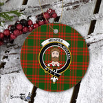 Menzies Scottish Clan Plaid Ornament Gift. Christmas Tree Ornament Menzies Clan Tartan Ornament Great Christmas Ornaments Gift - Scotstee Shop