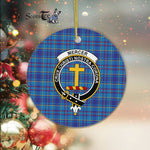 Mercer Scottish Clan Plaid Ornament Gift. Christmas Tree Ornament Mercer Clan Tartan Ornament Great Christmas Ornaments Gift - Scotstee Shop