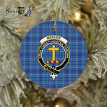Mercer Scottish Clan Plaid Ornament Gift. Christmas Tree Ornament Mercer Clan Tartan Ornament Great Christmas Ornaments Gift - Scotstee Shop