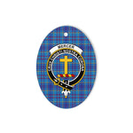 Mercer Scottish Clan Plaid Ornament Gift. Christmas Tree Ornament Mercer Clan Tartan Ornament,  ceramic ornament, personalized christmas ornaments, christmas tree ornaments, christmas door decorations, Plaid Ornament, Tartan Ceramic Ornament