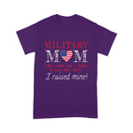 Scotstee Shop - Military Mom I Raised My Hero America American Armed Forces 4th Of July Shirt