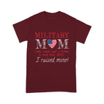 Scotstee Shop - Military Mom I Raised My Hero America American Armed Forces 4th Of July Shirt
