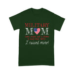 Scotstee Shop - Military Mom I Raised My Hero America American Armed Forces 4th Of July Shirt