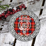 Mitchell Clan Tartan Crest Badge Plaid Ornament Gift. Christmas Tree Ornament Tartan Ornament Great Christmas Ornaments Gift - Scotstee Shop