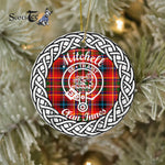 Mitchell Clan Tartan Crest Badge Plaid Ornament Gift. Christmas Tree Ornament Tartan Ornament Great Christmas Ornaments Gift - Scotstee Shop